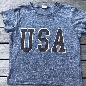 GREY USA BRANDY MELVILLE TEE SHIRT